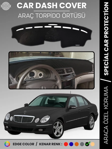 MERCEDES E200 / E220 / E240 / E270 W211 (2002-2009) Torpido Örtüsü Premium Kalite Torpido Koruma ürün görseli 1
