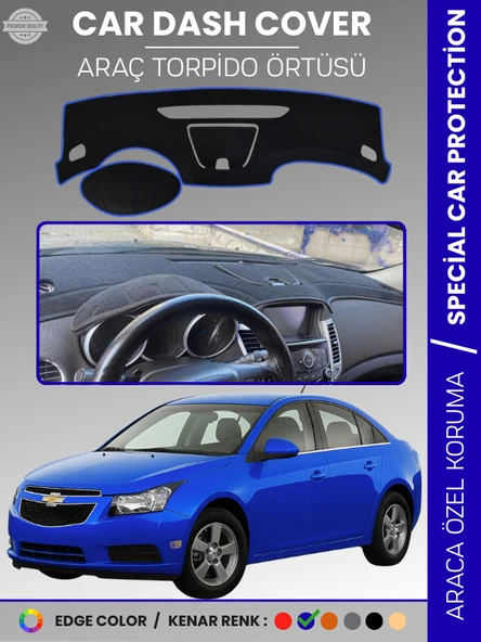 CHEVROLET Cruze (2008-2011) Torpido Örtüsü Ön Göğüs Torpido Koruma Tam Uyum Kaymaz Hızlı Montaj ürün görseli 1