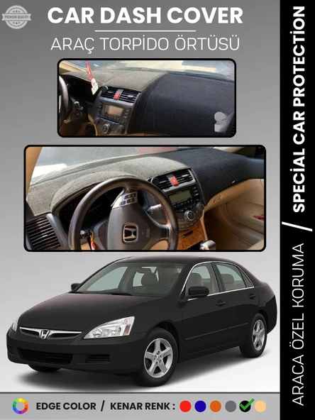 HONDA ACCORD (2002-2007) Torpido Örtüsü Panel Torpido Koruma Tam Uyum Çatlamayı Önler Kolay Montaj ürün görseli 1