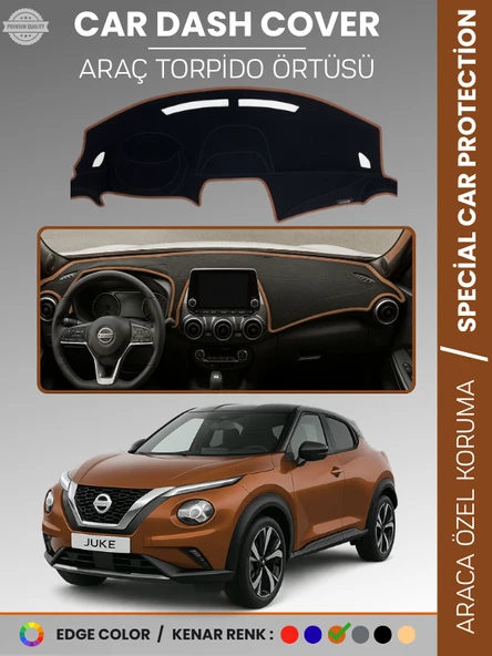 NISSAN JUKE F16 (2019-2025) Torpido Örtüsü Premium Kalite Torpido Koruma Araca Özel UV Koruma ürün görseli 1