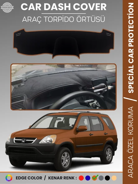 HONDA CR-V (2002-2006) Torpido Örtüsü Torpido Koruma Tam Uyum Çatlamayı Önler Kolay Montaj ürün görseli 1