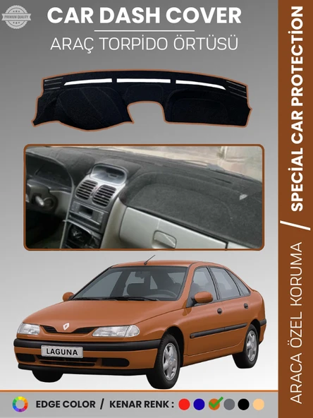 RENAULT LAGUNA 1 (1994-2001) Torpido Örtüsü Ön Göğüs Koruma Torpido Koruma Araca Özel Tam Uyum ürün görseli 1