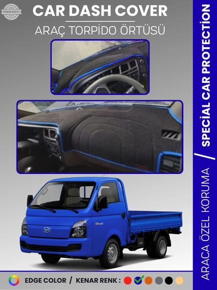 HYUNDAİ H100 (2020+) Torpido Örtüsü Ön Göğüs Torpido Koruma Tam Uyum Çatlamayı Önler Kolay Montaj ürün görseli 1