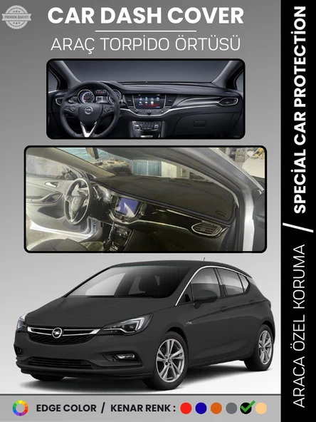 OPEL ASTRA K (2015-2021) Torpido Örtüsü Ön Göğüs Koruma Torpido Koruma Tam Uyum Çatlamayı Önler ürün görseli 1