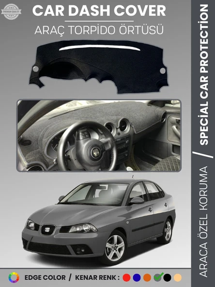 SEAT CORDOBA (2001-2008) Torpido Örtüsü Ön Göğüs Koruma Torpido Koruma Birebir Uyum Kaymaz ürün görseli 1