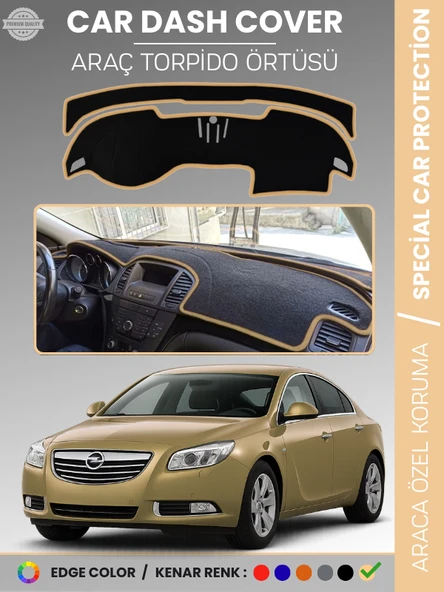 OPEL INSIGNIA A (2008-2013) Torpido Örtüsü Ön Göğüs Torpido Koruma Birebir Uyum Kaymaz Özel Kesim ürün görseli 1