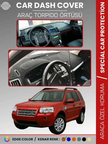 LAND ROVER FREELANDER (2006-2014) Torpido Örtüsü Torpido Koruma Tam Uyum Araca Özel Kaymaz ürün görseli 1
