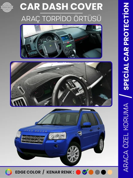 LAND ROVER FREELANDER (2006-2014) Torpido Örtüsü Torpido Koruma Tam Uyum Araca Özel Kaymaz ürün görseli 1