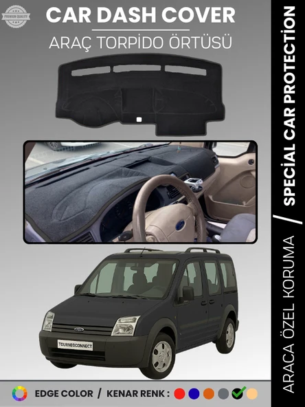 FORD TORNEO CONNECT (2002-2008) Torpido Örtüsü  Torpido Koruma Çatlamayı Engeller Tam Uyum ürün görseli 1