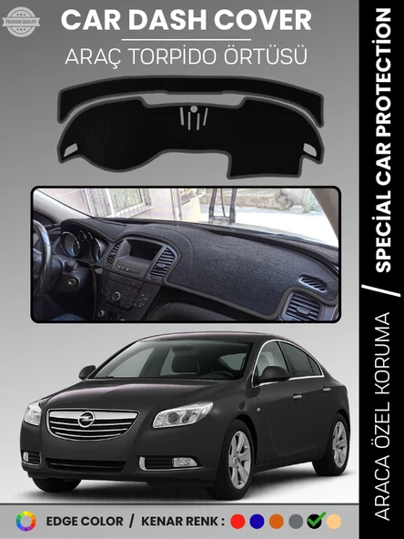 OPEL INSIGNIA A (2008-2013) Torpido Örtüsü Ön Göğüs Torpido Koruma Birebir Uyum Kaymaz Özel Kesim ürün görseli 1