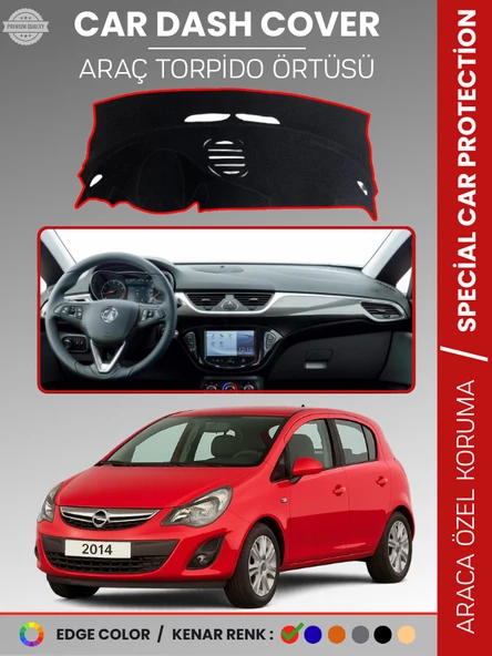 OPEL CORSA E (2013-2019) Torpido Örtüsü Ön Göğüs Koruma Torpido Koruma Tam Uyum Çatlamayı Önler ürün görseli 1