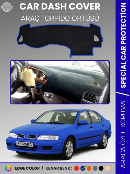NİSSAN PRİMERA P11 (1996-2000) Torpido Örtüsü Premium Kalite Torpido Koruma Araca Özel UV Koruma ürün görseli 1