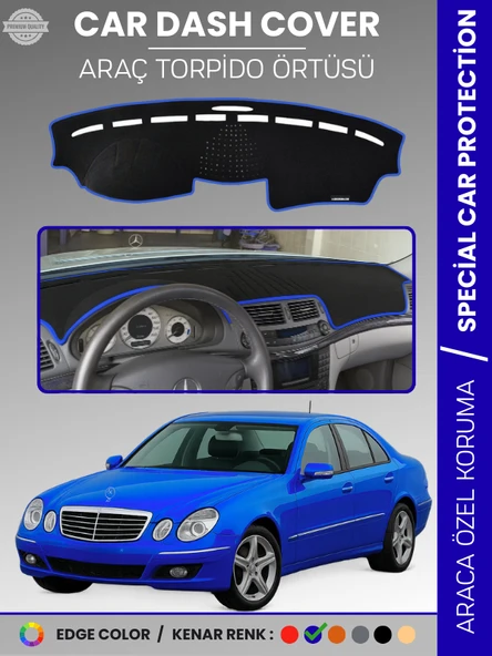 MERCEDES E200 / E220 / E240 / E270 W211 (2002-2009) Torpido Örtüsü Premium Kalite Torpido Koruma ürün görseli 1