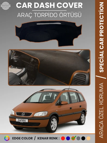 OPEL ZAFİRA A (1999-2003) Torpido Örtüsü Ön Göğüs Torpido Koruma Birebir Uyum Kaymaz Özel Kesim ürün görseli 1