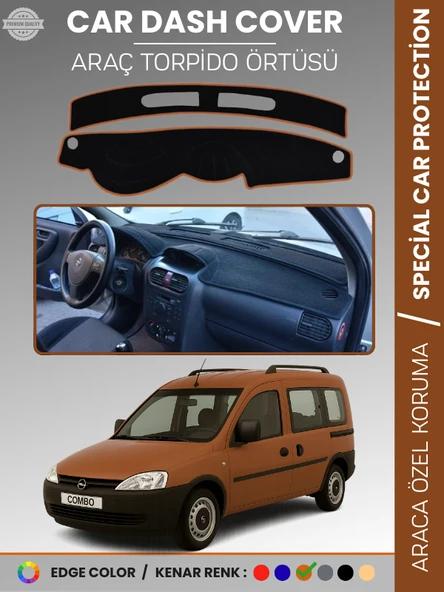 Opel COMBO C (2001-2011) Torpido Örtüsü Ön Göğüs Koruma Torpido Koruma Tam Uyum Çatlamayı Önler ürün görseli 1