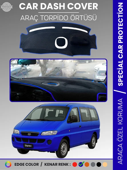 HYUNDAİ STAREX (1997-2007) Torpido Örtüsü Ön Göğüs Tam Uyum Çatlamayı Önler Kaymaz Kolay Montaj ürün görseli 1