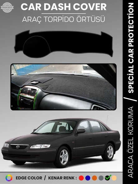 MAZDA 626 (1987-1991) Torpido Örtüsü Ön Panel Halısı Torpido Koruma Özel Kesim Kaymaz Hızlı Montaj ürün görseli 1