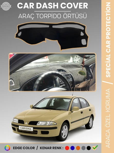 MITSUBISHI CARISMA KÜÇÜK EKRAN (1995-2004) Torpido Örtüsü Premium Kalite Özel Kesim ürün görseli 1