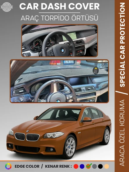 BMW F10 5 SERİSİ (2010-2017) Torpido Örtüsü Ön Göğüs Koruma Torpido Koruma Tam Uyum ürün görseli 1