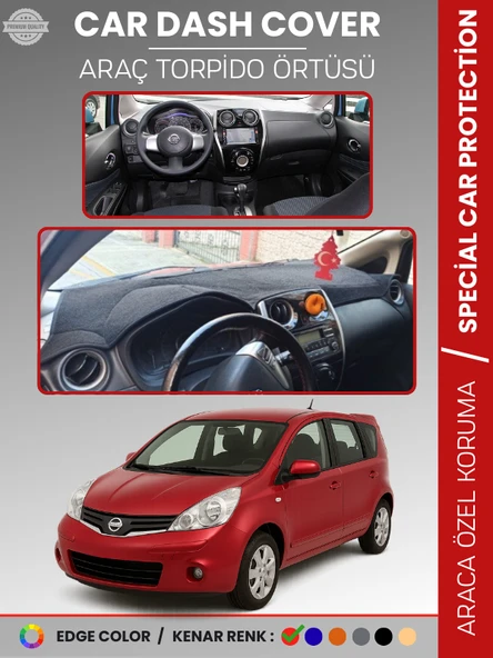 NISSAN NOTE E12 (2013-2020) Torpido Örtüsü Premium Kalite Torpido Koruma Araca Özel UV Koruma ürün görseli 1