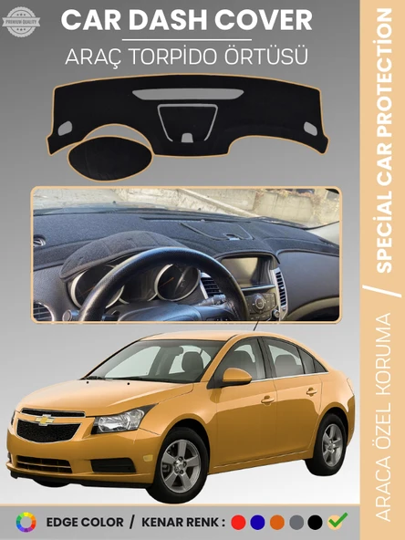 CHEVROLET Cruze (2008-2011) Torpido Örtüsü Ön Göğüs Torpido Koruma Tam Uyum Kaymaz Hızlı Montaj ürün görseli 1