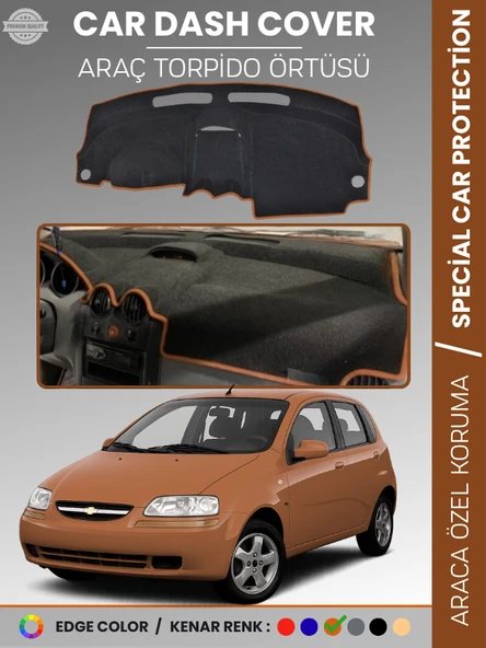 CHEVROLET KALOS Torpido Örtüsü Ön Göğüs Koruma Tam Uyum Çatlamayı Önler Kolay Montaj ürün görseli 1