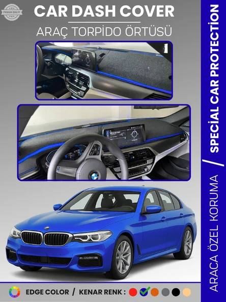 BMW G30 G31 G38 (2017+) Torpido Örtüsü Ön Göğüs Koruma Torpido Koruma Çatlamayı Engeller Tam Uyum ürün görseli 1