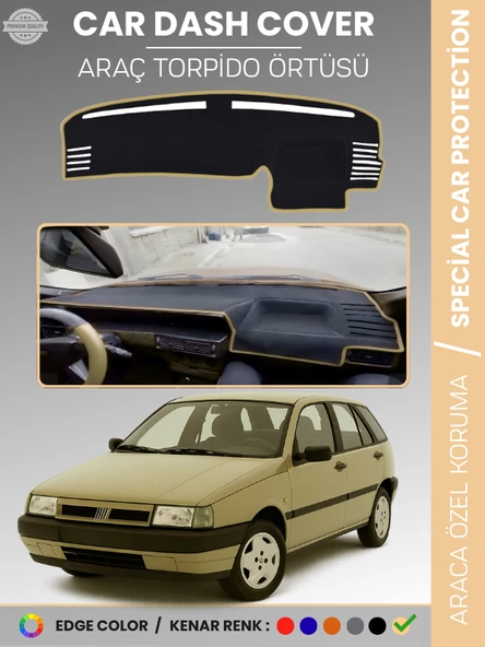 FIAT TİPO ANALOG MODEL DİJİTAL EJRANLI Torpido Örtüsü Araca Özel Tam Uyum Kaymaz Kolay Montaj ürün görseli 1