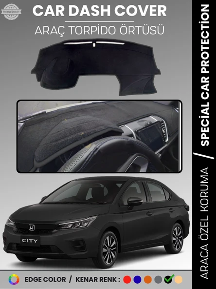 HONDA CITY (2020+) Torpido Örtüsü Ön Panel Göğüs Koruma Tam Uyum UV Koruma Kaymaz ürün görseli 1