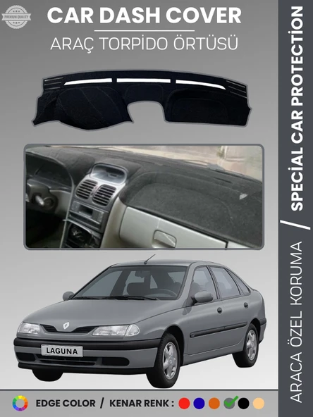 RENAULT LAGUNA 1 (1994-2001) Torpido Örtüsü Ön Göğüs Koruma Torpido Koruma Araca Özel Tam Uyum ürün görseli 1