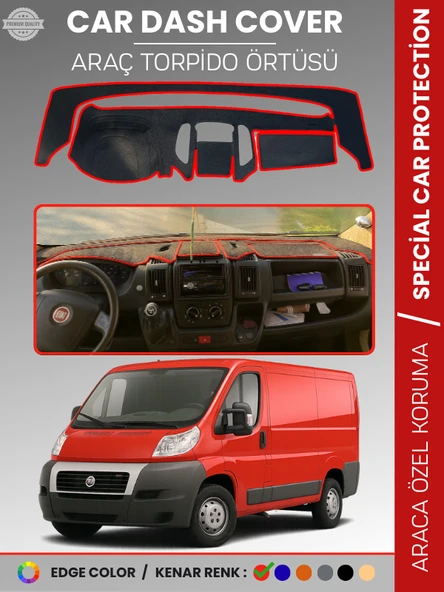 FIAT DUCATO X250 (2006-2014) AİRBAGSİZ Torpido Örtüsü Göğüs Torpido Koruma Çatlamayı Engeller ürün görseli 1