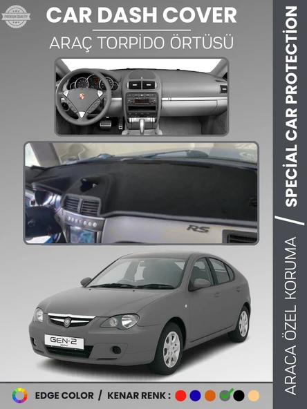 PROTON GEN-2 (2004-2011) Torpido Örtüsü Ön Göğüs Koruma Torpido Koruma Çatlamayı Engeller Tam Uyum ürün görseli 1