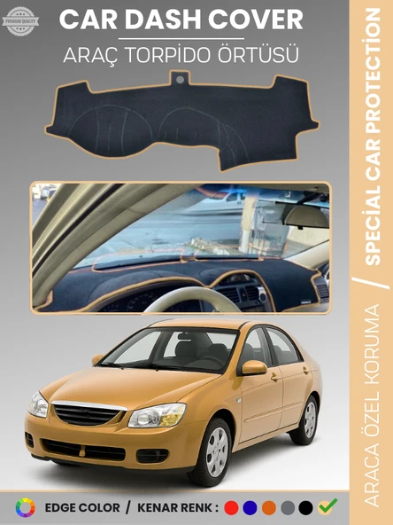 KİA CERATO (2004-2008) Torpido Örtüsü Ön Panel Torpido Koruma Tam Uyum Tam Uyum Kaymaz Kolay Montaj ürün görseli 1
