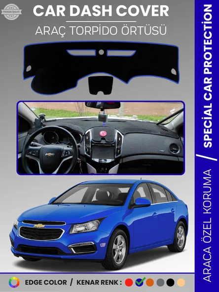 CHEVROLET Cruze (2012-2016) Torpido Örtüsü Ön Göğüs Torpido Koruma Tam Uyum Kaymaz Hızlı Montaj ürün görseli 1