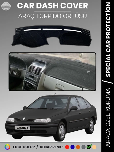 RENAULT LAGUNA 1 (1994-2001) Torpido Örtüsü Ön Göğüs Koruma Torpido Koruma Araca Özel Tam Uyum ürün görseli 1