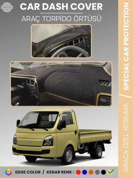 HYUNDAİ H100 (2020+) Torpido Örtüsü Ön Göğüs Torpido Koruma Tam Uyum Çatlamayı Önler Kolay Montaj ürün görseli 1