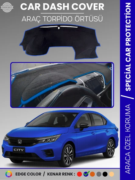 HONDA CITY (2020+) Torpido Örtüsü Ön Panel Göğüs Koruma Tam Uyum UV Koruma Kaymaz ürün görseli 1
