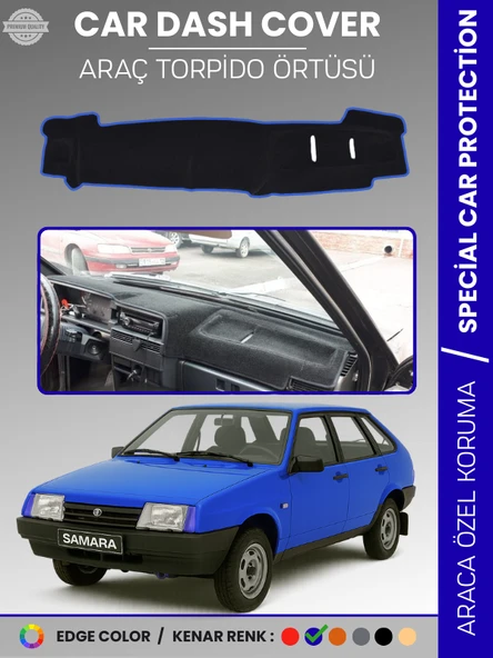 LADA SAMARA ENJEKSİYONLU (1990-2004) Torpido Örtüsü Torpido Koruma Tam Uyum Araca Özel Kaymaz ürün görseli 1