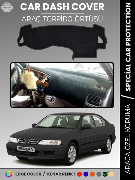 NİSSAN PRİMERA P11 (1996-2000) Torpido Örtüsü Premium Kalite Torpido Koruma Araca Özel UV Koruma ürün görseli 1