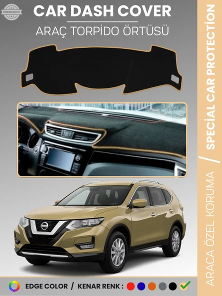 NISSAN X-TRAIL T32 (2014-2021) Torpido Örtüsü Panel  Koruma Araca Özel Çatlamayı Önler Kolay Montaj ürün görseli 1