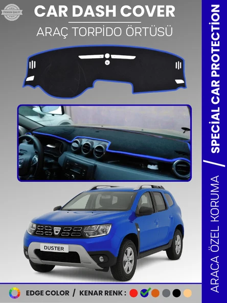 DACIA DUSTER (2018-2020) Torpido Örtüsü Ön Göğüs Koruma Torpido Koruma Çatlamayı Engeller Tam Uyum ürün görseli 1