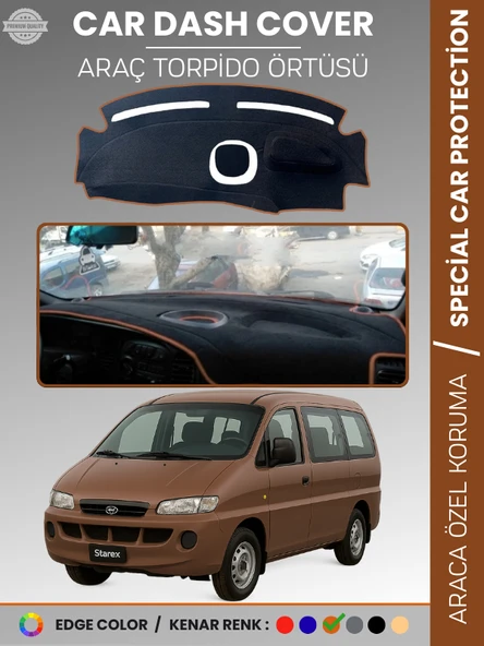 HYUNDAİ STAREX (1997-2007) Torpido Örtüsü Ön Göğüs Tam Uyum Çatlamayı Önler Kaymaz Kolay Montaj ürün görseli 1