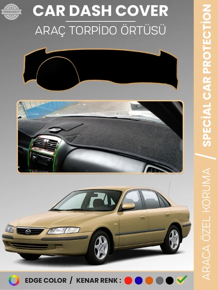 MAZDA 626 (1987-1991) Torpido Örtüsü Ön Panel Halısı Torpido Koruma Özel Kesim Kaymaz Hızlı Montaj ürün görseli 1