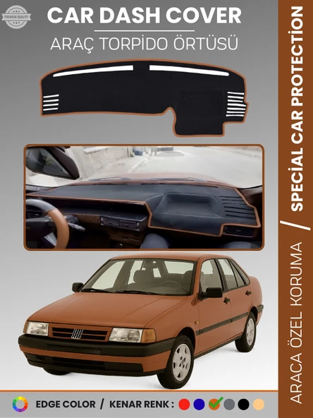 FIAT TEMPRA ANALOG MODEL DİJİTAL EKRAN Torpido Örtüsü Araca Özel Tam Uyum Kaymaz Kolay Montaj ürün görseli 1