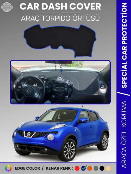 NISSAN JUKE F15 (2010-2019) Torpido Örtüsü Premium Kalite Torpido Koruma Araca Özel UV Koruma ürün görseli 1