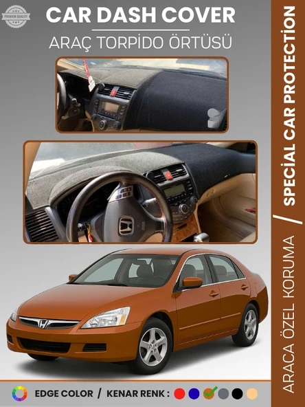 HONDA ACCORD (2002-2007) Torpido Örtüsü Panel Torpido Koruma Tam Uyum Çatlamayı Önler Kolay Montaj ürün görseli 1