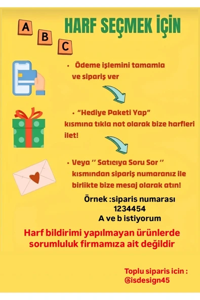 nergis collection Murano Turuncu Kalp Harfli Anahtarlık ürün görseli 1