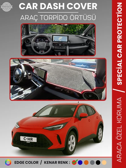 Toyota CHR (2024+) Torpido Örtüsü Ön Göğüs Halısı Torpido Koruma Tam Uyum Çatlamayı Önler Kaymaz ürün görseli 1
