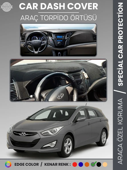 HYUNDAI i40 (2011-2019) Torpido Örtüsü Ön Göğüs Koruma Torpido Koruma Tam Uyum UV Koruma ürün görseli 1
