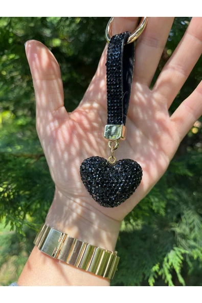 nergis collection Kalpli Taşlı Çanta Charmı Anahtarlık ürün görseli 1